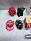 Firefighter Novelty Candle Lot Fire Truck Helmets Boots Hydrants 9 Piece Vintage