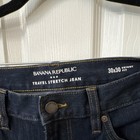 Banana Republic Skinny Fit Stretch Dark Blue Cotton Men s Jeans 5-pocket Denim