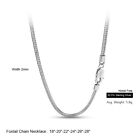 925 Sterling Silver Solid 2mm Foxtail Chain Necklace 18  To 28  For Women   Men