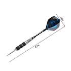 6x Steel Tungsten Tip Darts Barrel Aluminium Shafts Professional Dart Flight Set