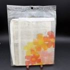 Spinnerin Rug Pattern Latch Hook Toilet Lid Cover Floral No 328 Canvas Only