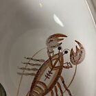 Vintage Mid Century Danish Modern Weiningen Switzerland Lobster Bowl Soup