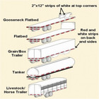 Reflective Safety Tape Waterproof Red And White Adhesive For Trailer Cars Trucks