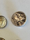 Vtg Button Lot Brass Nickel Eagle Marine Anchor Mixed Lot Metal 