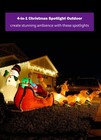 Spotlight Outdoor For Halloween Christmas  4-in-1 Rgbw Low Voltage Landscape    