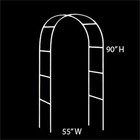 Decorative Metal Wedding Arch 90  X 55  Party Wedding Decorations Cheap Sale