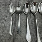 Vintage Lot Of 9 Mixed Silverplate Spoons Rogers   Bro A1 Oneida Community W b 