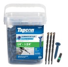 Tapcon 28575 1 4x1-3 4 Blue Star Drive Bugle Head Concrete Anchors 225 box