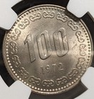    ngc   ms64      1972   korea   100 Won   ngc Ms 64    key Date       124-8580945-005