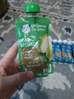 Gerber Organic Fruit   Yogurt Strawberry And Banana   Pear Spinach Pouches   
