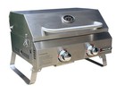 Prochef Stainless Steel Portable Propane Gas Grill  - 18  X 13 