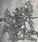 Vintage Lot Of 150 nrmt Army Men Marx Battleground Dessert Fox Play Set Figures