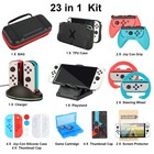 Accessories Bundle For Nintendo Switch Oled Model 2021   Super Kit With Carry   
