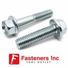 M12-1 25 Class 10 9 Jis Hex Flange Screws Bolts Zinc Clear  pick Length   Qty 