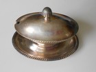 1943 Fascio Reed   Barton Silverplate Silver Soldered 3000 Lidded Gravy Boat