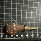 Vintage Old Brass Gun Powder Flask Highly Collectible Rare Functional Fine Patie