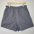 Lands End Black Swim Trunks Shorts Boys Large 14 16 100  Polyester Pockets