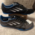 New Adidas Adizero Sprint Web Men s Size 12 Track Spikes Running Shoes B w Blue
