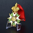 French Legion Of Honor Grand Officer Badge - Napoleon Era Plated Enamel Medal