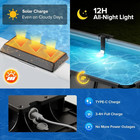 2-pack Solar   Usb Pool Lights Inground   Above Ground Pool 36-leds Ip68 Remote