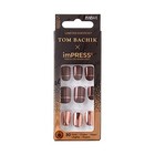 Kiss Tom Bachik X Impress Press-on Manicure Nail Kit  Short Square Red Nails
