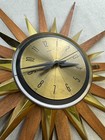 Vintage 1960 s Mcm 27  Welby Starburst Wall Clock - Repaired