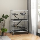 5-tier Small Animal Cage  Ferret Cage Large Chinchilla Cage  White