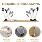 Foldable Lap Desk  23 6 Inch Portable Wood Laptop Desk Table