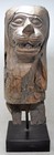 Antique Wooden Heavy Solid Lion Figurine Original Old Fine Hand Carved