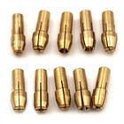 10pcs Mini Drill Chuck Adapter Set 0 5-3 2mm Brass Collet Rotary Tool - New
