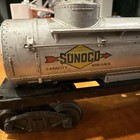 Vintage Lot Of 4 O O27 Train Cars Various Brands Sunoco Tanker Pa Ny Lionel