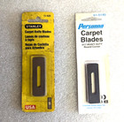 Stanley 11-525 Personna Carpet Tool Blade Packs  Double Edged 20 Replacements
