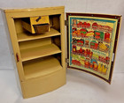 Vintage Wolverine    polar    Toy Refrigerator W  Ice Box   Tray - 1942-1955 - Litho