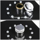 17 Gallon 64l Top-feed Black Aluminum Slim Fuel Cell Gas Tank cap level Sender