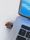 2pc Tf Micro Sd Card Reader Usb C To Usb Adapter Silver For Type C Devices