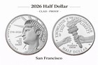 2026 S Proof Dual Dated Liberty Half Dollar  removed From Mint Set