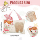 Tooth Fairy Pillow With Pocket Kids Keepsake Pouch Tooth Fairy Gifts For Girl An