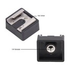 3pcs Flash Hot Shoe Mount Adapter With 1 4in Screw Thread Camera Tripod Screw Ad