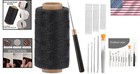 Leather Upholstery Sewing Waxed Thread Kit  273 Yards Waxed Thread Sewing Nee   