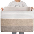  108l Super Large Blanket Basket  25   x16   x16    108l  Rectangle Woven Baskets 