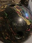 2 Manhattan Hard Rubber Duckpin Bowling Ball Multi-color Splatter Marbled 13 14 