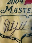 Phil Mickelson Signed Autograph Original 2004 Masters Golf Pin Flag