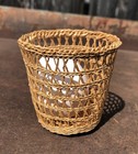 4- Different Tiny Hand Made Wicker Baskets  So Cute Look   