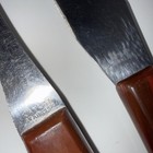 Lot Of 2 Vintage Kaylan Stainless Bakelite Icing Spatula And Two Pronged Fork