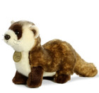     New Aurora World Miyoni Stuffed Plush Toy Black Footed Ferret Brown Cream Doll
