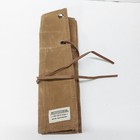 Ironcube 6 Pocket Brown Tool Pouch Roll-up Storage Bag For Tools   Wrenches