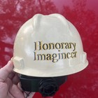 Vintage Disney Hong Kong Hard Hat Honorary Imagineer Sticker Ride Installer Esta