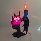 Vintage 1996 Trendmasters Hallow Scream Bat Candelabra Light Up Halloween Decor