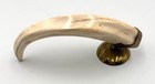 Vintage African Warthog Tusk Carved With Greater Kudu Heard Scene