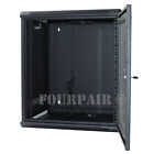 9u It Wall Mount Network Server Data Cabinet Rack Locking Lock   Key - 18  Deep
